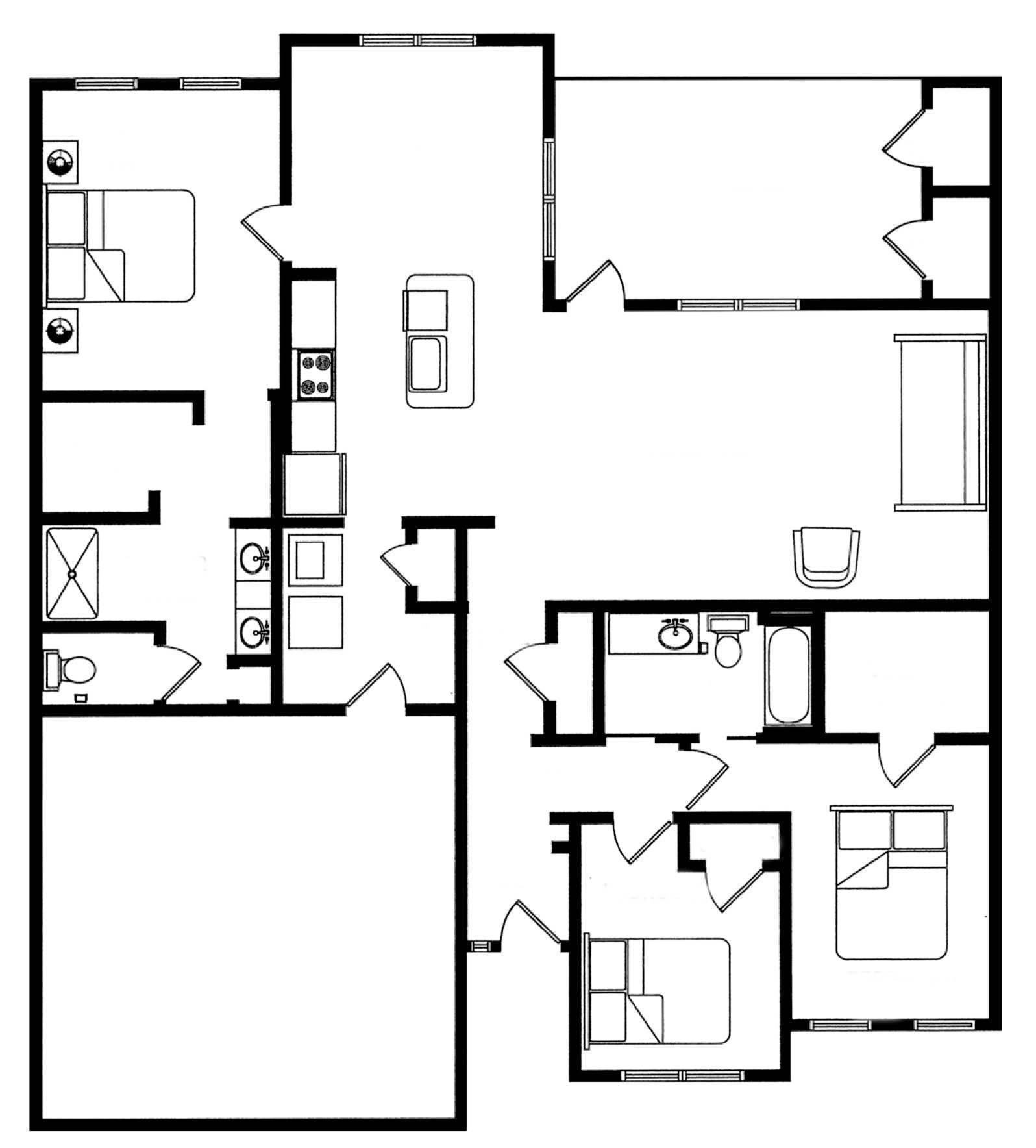 Texas Walnut floor plan