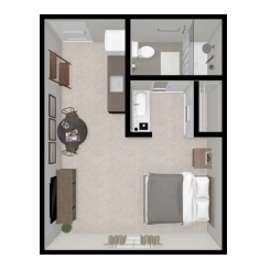 Oak floor plan