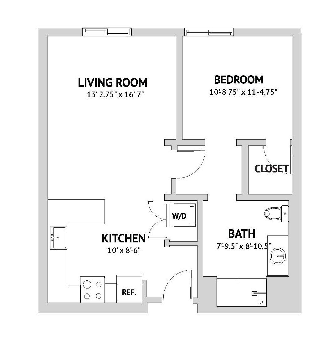 A1 floor plan