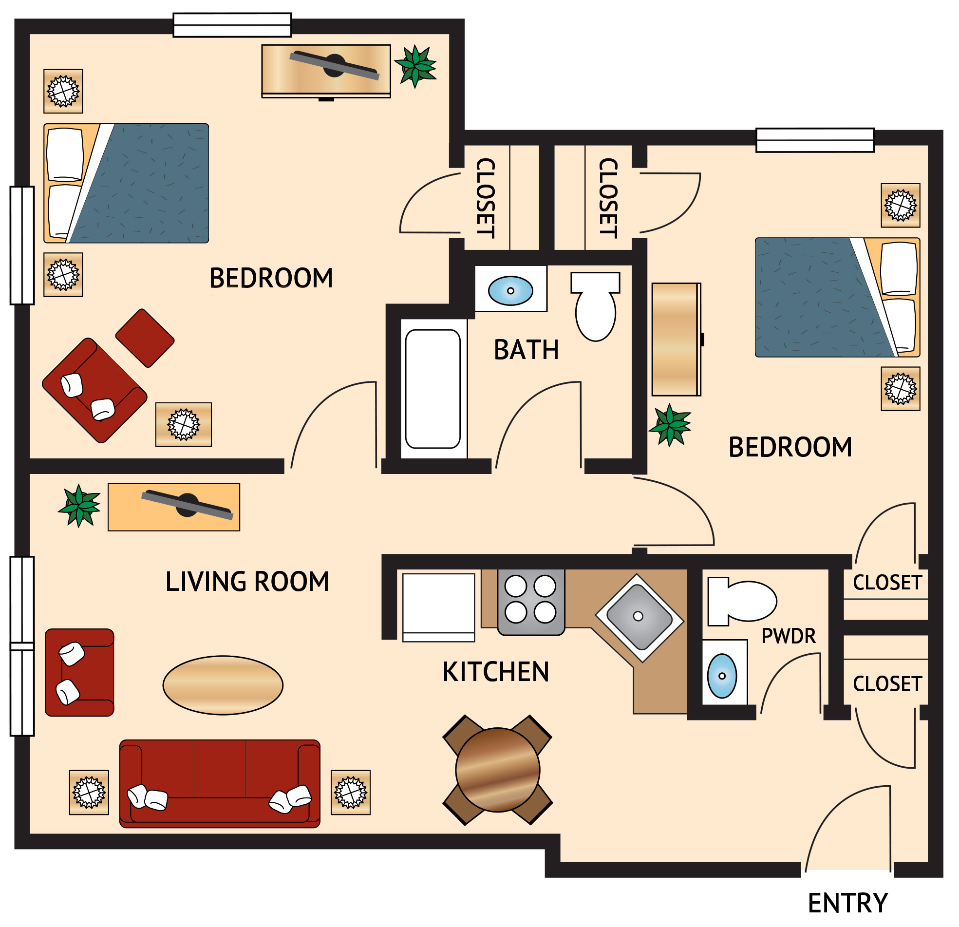 Cedar floor plan